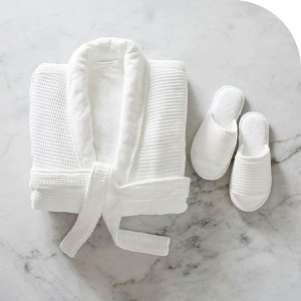 Bathrobes and Room Slippers